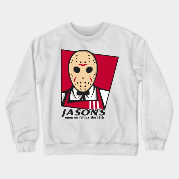 Jason's KFC Crewneck Sweatshirt by Melonseta